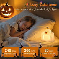 Ghost Duck Silicone Night Light