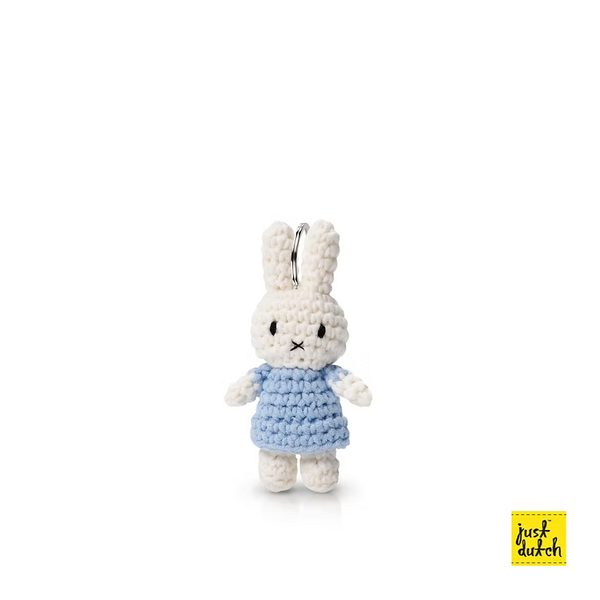 Miffy Pastel Blue Dress Handmade Keychain