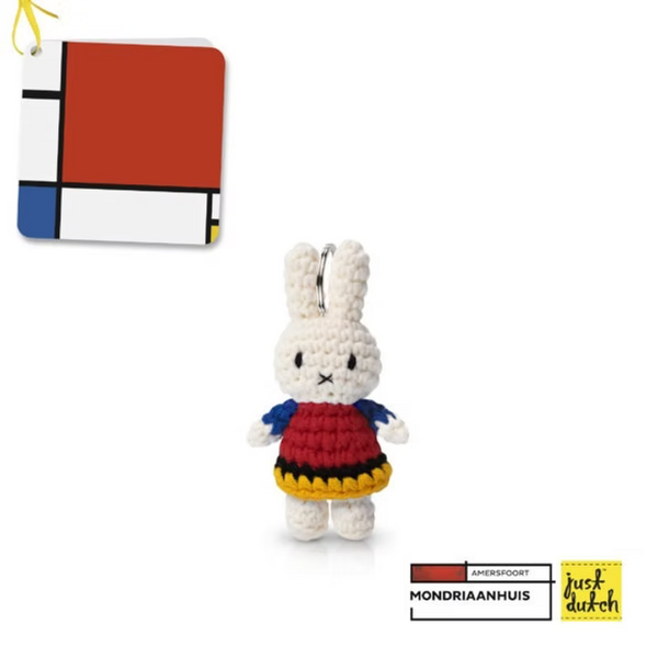 Miffy Handmade Mondriaan Dress Keychain