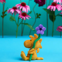 Woodstock Mini Corduroy with Flower 12cm - 4.7 inch