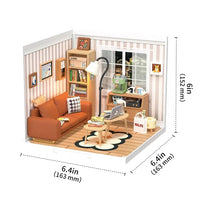 Cozy Living Lounge (DW007) - Super Creator Mini Room Kit