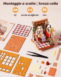 Rolife Miniature House Champs-Élysées Bistro