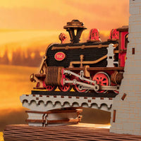 Rolife Century Train (TGE01) - Vintage Train Book Nook Display