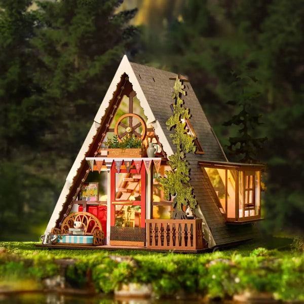 Rolife A-Frame Cabin (DG181) - DIY Miniature House Kit