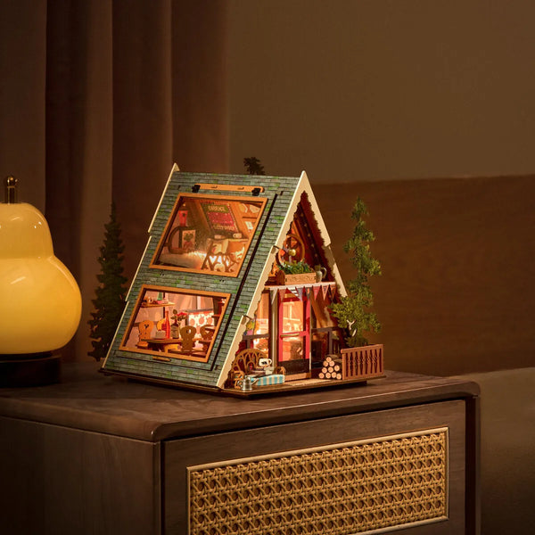 Rolife A-Frame Cabin (DG181) - DIY Miniature House Kit