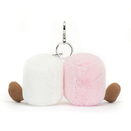 Amuseables Pair Of Marshmallows Bag Charm