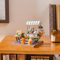 Rolife Aromatic Coffee Cart DIY Miniature House DG182