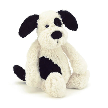 Bashful Black & Cream Puppy Original (Med)