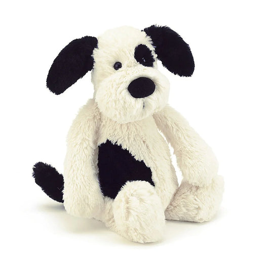 Bashful Black & Cream Puppy Original (Med)