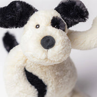 Jellycat Bashful Black & Cream Puppy - Medium