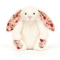 Jellycat Blossom Cream Bunny 'Berry' - Little (Small)