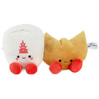 Better Together Takeout Box and Fortune Cookie Magnetic Plush Pair