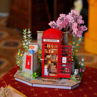 Rolife Blossom Book Booth (TGS05) - Light-Up 3D Wooden Puzzle