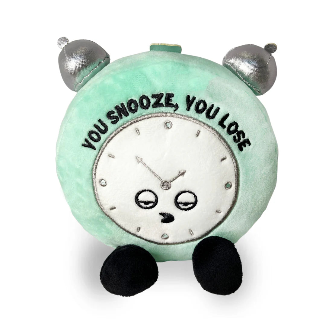 "You Snooze, You Lose" Plush Alarm Clock