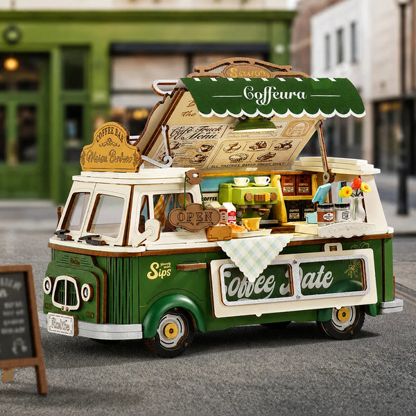 Rolife Leo's Coffee Truck (TGS07) - 3D Wooden Puzzle