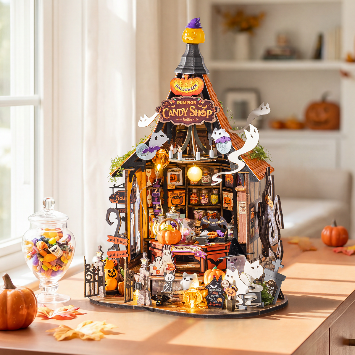 Rolife Haunted Candy House (DG186) - DIY Miniature House Kit