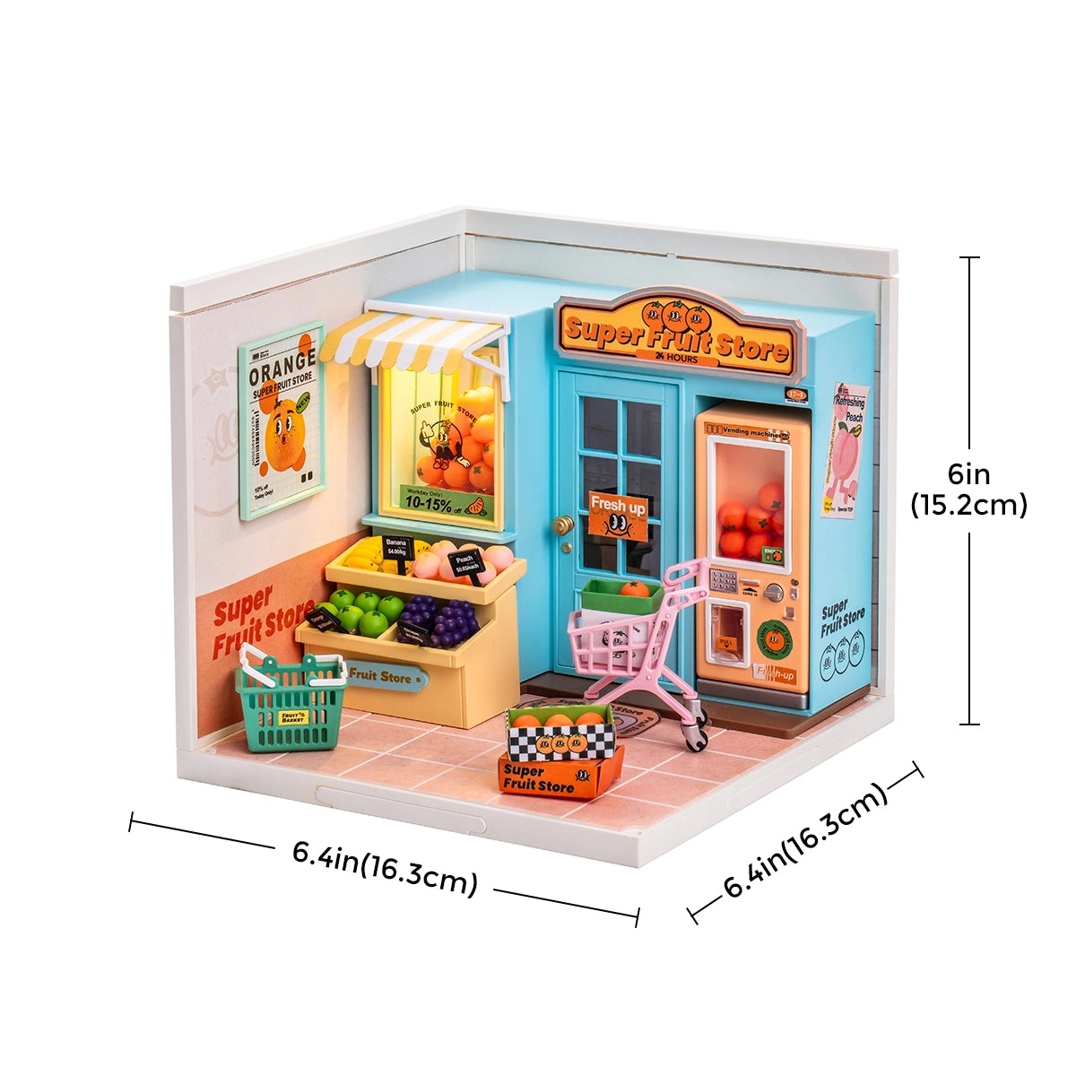 Rolife Super Fruit Store Super Creator Miniature House DW003