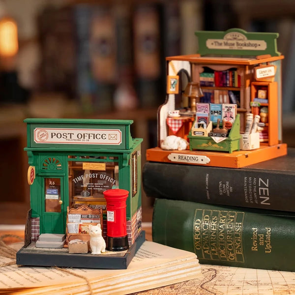 Century Post Office (DS037) - DIY Miniature House Kit
