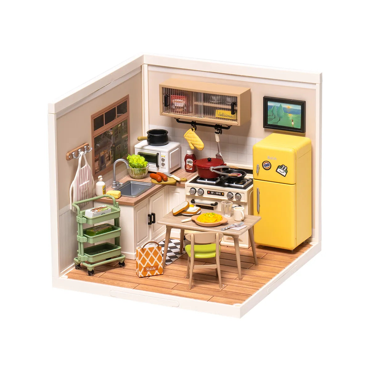 Rolife Happy Meals Kitchen