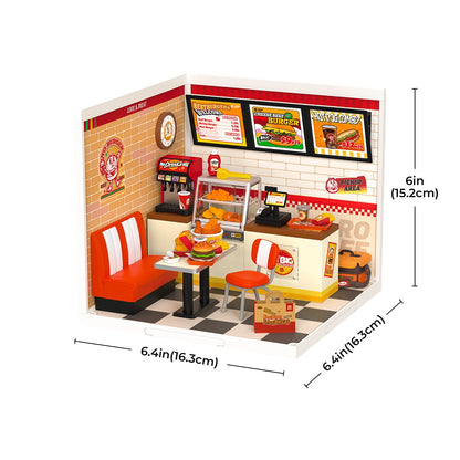 Rolife Yum Yum Burgers Super Creator Miniature House