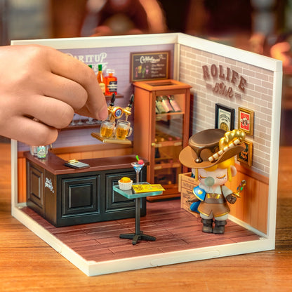 Rolife Leisurely Cheers Bar Super Creator Miniature House