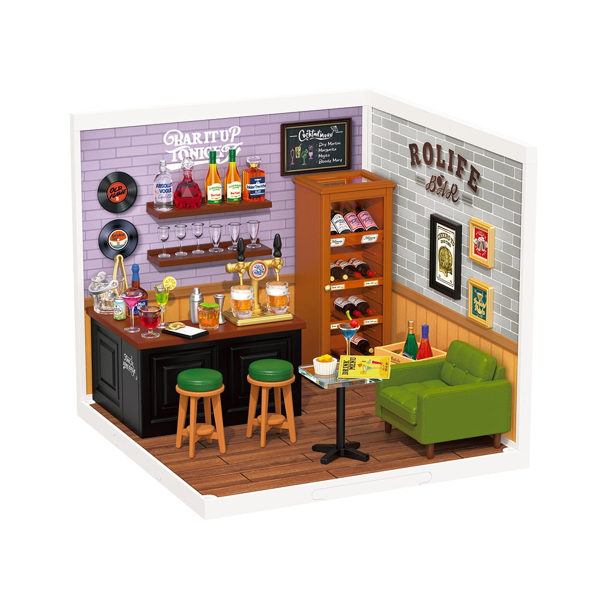 Rolife Leisurely Cheers Bar Super Creator Miniature House