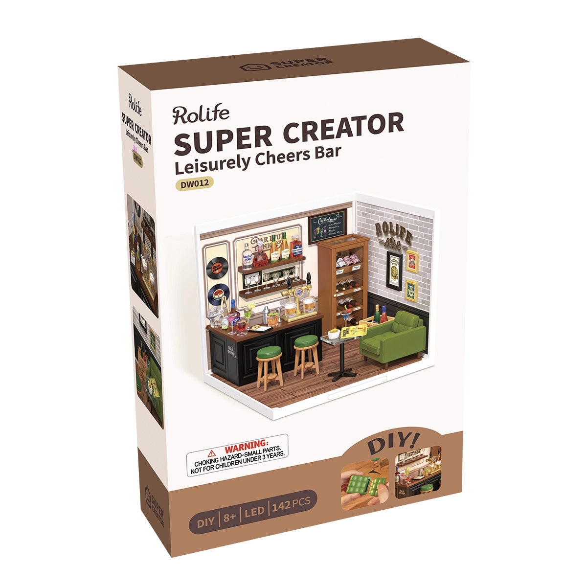 Rolife Leisurely Cheers Bar Super Creator Miniature House