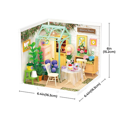 Rolife Blooming Tea Garden Super Creator Miniature House