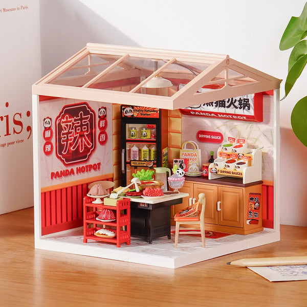 Rolife Panda Hot Pot (DW020) - Super Creator Mini Room Kit