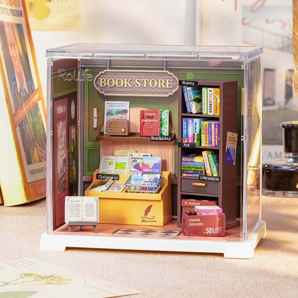 Rolife Memory Book Store DIY Miniature House DWS04B