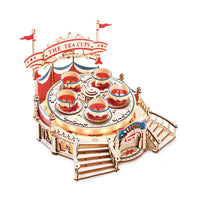 Tilt-A-Whirl (EA04) | Rotating Music Box Display