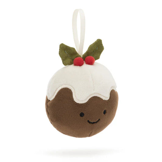 Jellycat Festive Folly Christmas Pudding 7cm