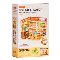 Rolife Furry Friends' Home (DW027) - Super Creator Miniature House