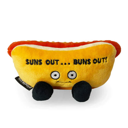 "Suns out, buns out" Hotdog