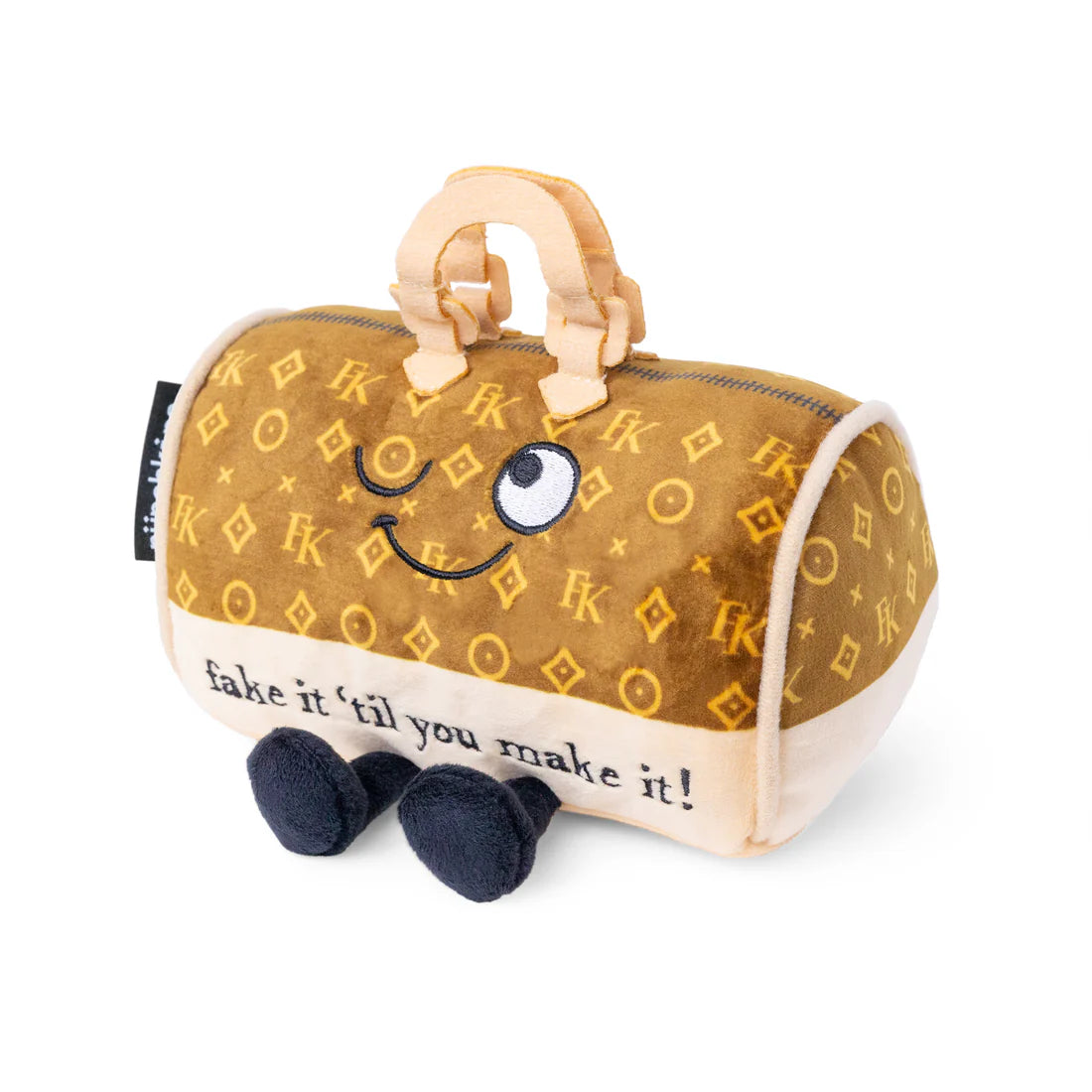 "Fake It Til You Make It" Plush Handbag