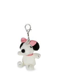 Lucky Belle Fuzzy Keychain Cream - 10 cm - 4