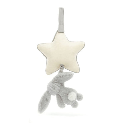 Bashful Bunny Musical Pull Silver