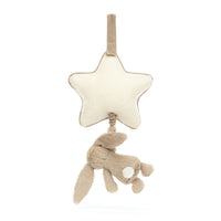 Jellyucat Bashful Beige Bunny Musical Pull