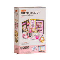 Rolife Pink Beauty Secret (DW026) - Super Creator Miniature House
