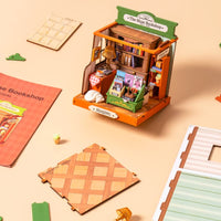 The Muse Bookshop (DS040) - Cozy DIY Miniature House