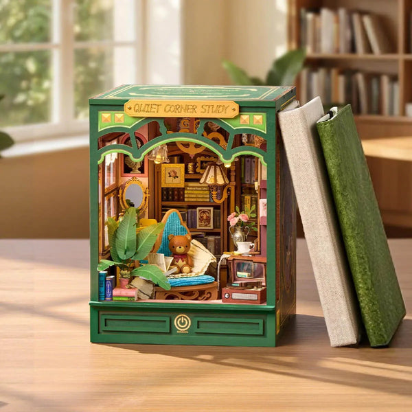 Rolife Quiet Corner Study (TGE03) - DIY Book Nook Kit