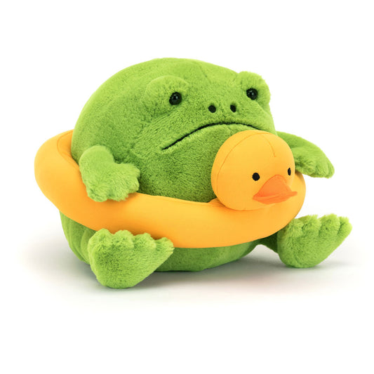 Jellycat Ricky Rain Frog Rubber Ring 18cm