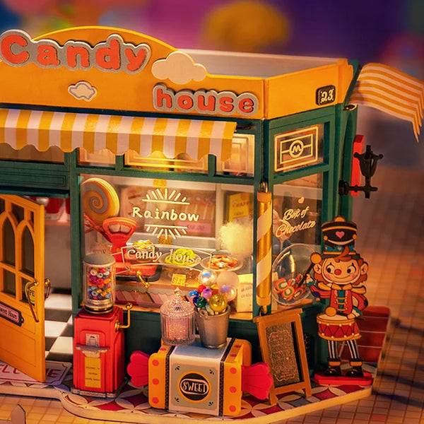 Rolife Rainbow Candy House (DG158) - DIY Miniature House Kit