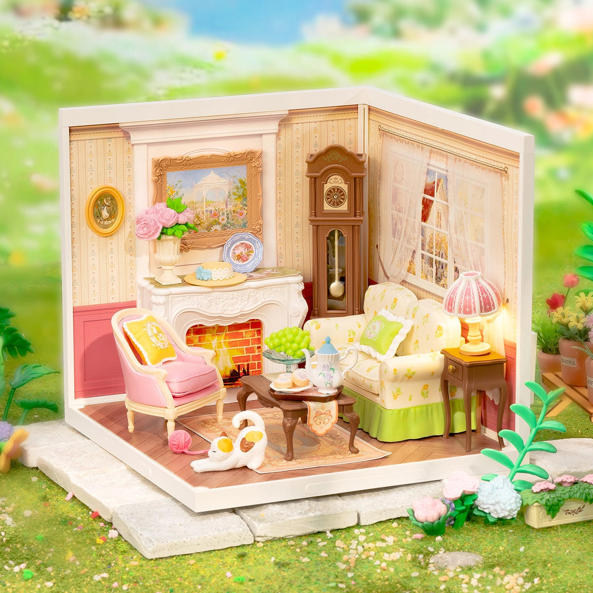 Rolife Holiday Tea Time Super Creator Miniature House