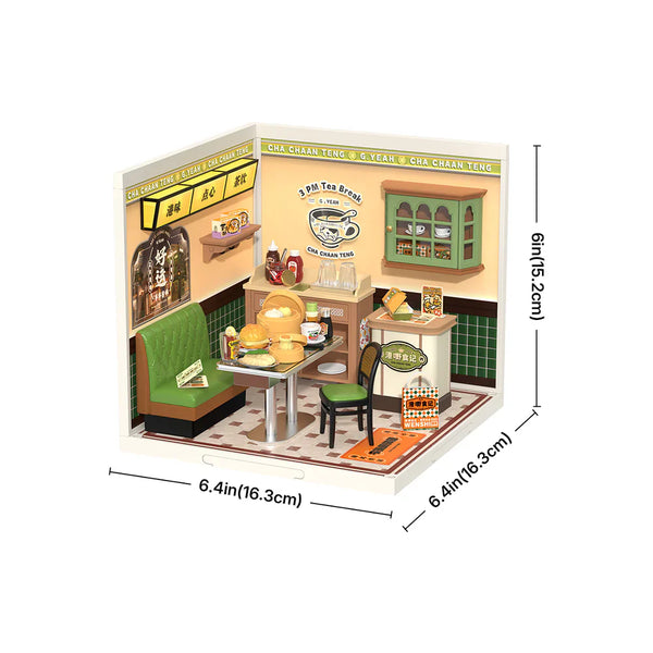 Robotime Rolife Hong Kong Bites Cafe Super Creator Miniature House