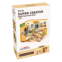 Night Out Food Stall (DW022) - Super Creator Mini Room Kit