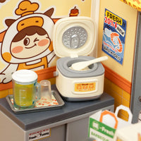 Night Out Food Stall (DW022) - Super Creator Mini Room Kit
