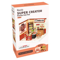 Rolife Panda Hot Pot (DW020) - Super Creator Mini Room Kit