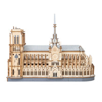Paris Cathedral (TG511) - 3D Wooden Architecture Model