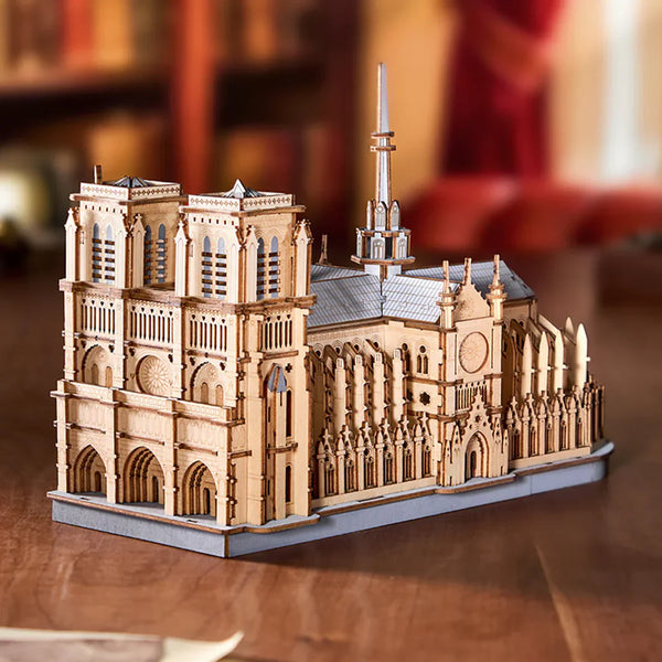 Paris Cathedral (TG511) - 3D Wooden Architecture Model